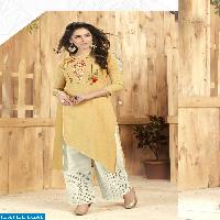 Rani Trendz Lime lite Wholesale Ready made Top n plazzo
